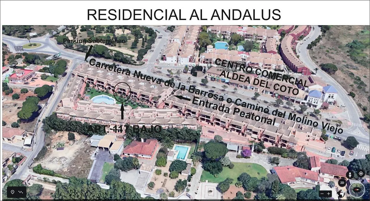 Apartamento Residencial Al Andalus 117, La Barrosa, Chiclana, Incluye Parking A Unos Metros Del Mar チクラナ・デ・ラ・フロンテーラ